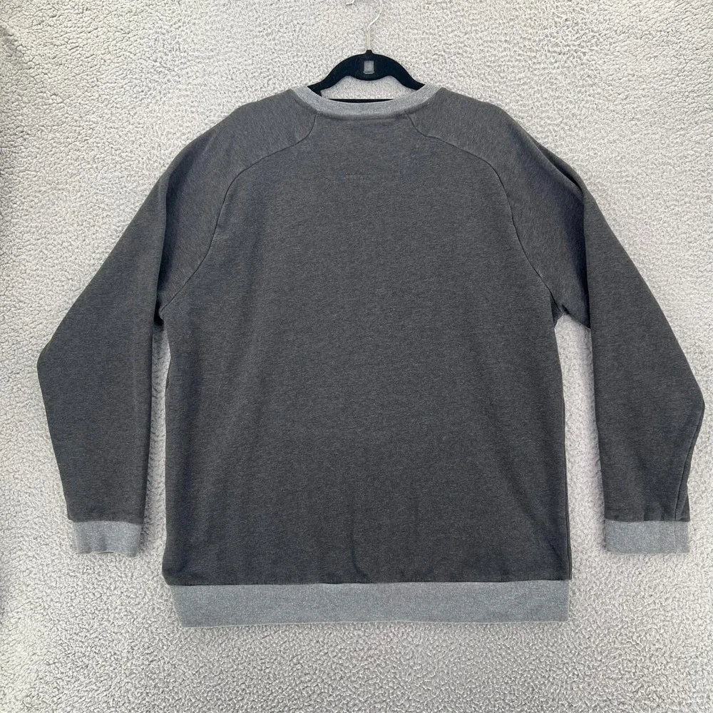 THE NORTH FACE Sweatshirt‎ Flashdry Mens XL Oversized Gray Long Sleeve Pocket
